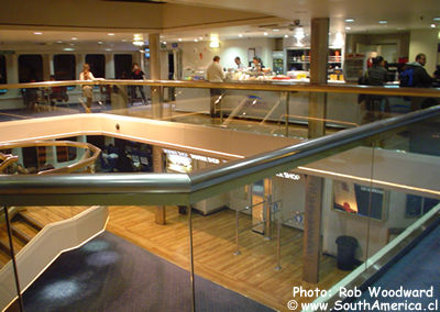 Inside the Buquebus Ferry