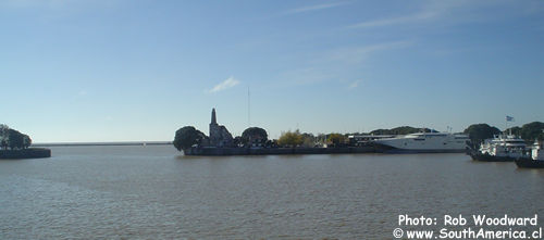 Entering the harbor of Buenos Aires