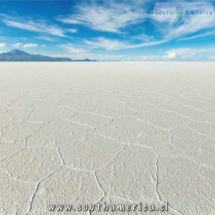 Salar de Uyuni - the largest salt flat lake in the world - Bolivia