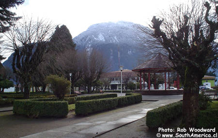 Plaza de Armas, Puerto Aysen, Chile