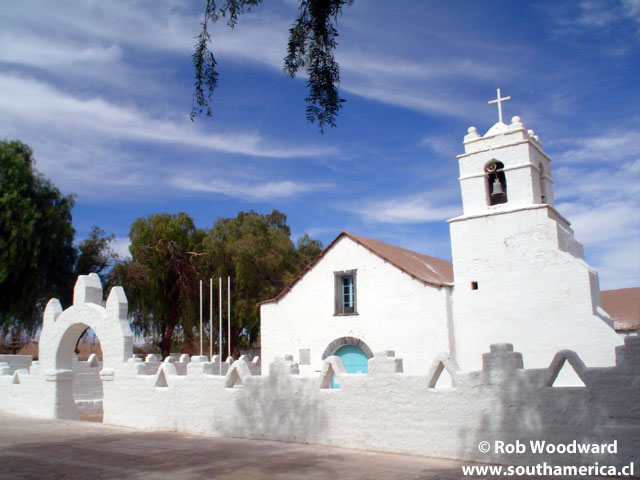 San Pedro de Atacama Church from the front