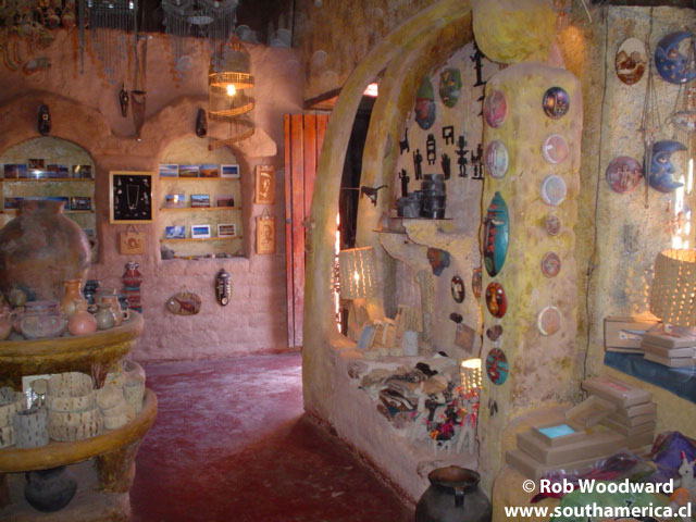 Inside a Souvenir Store in San Pedro de Atacama Chile