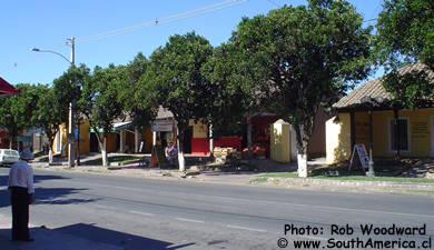 Street of Villa Alegre, Chile