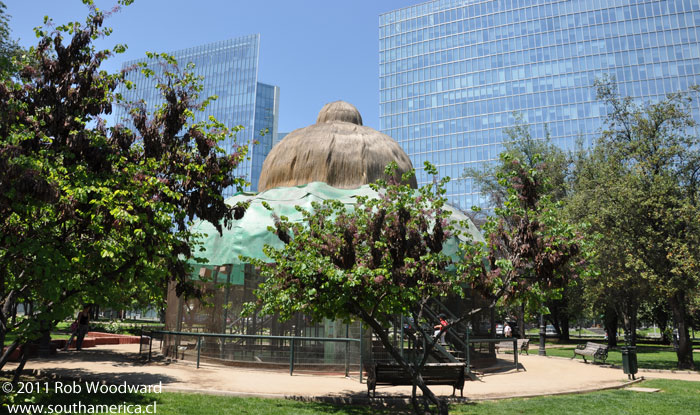 Parque Araucano Aviary from outside