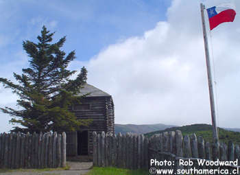 The tower of Fuerte Bulnes