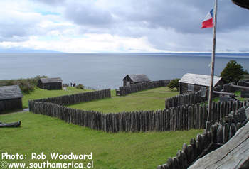 View from the tower of Fuerte Bulnes