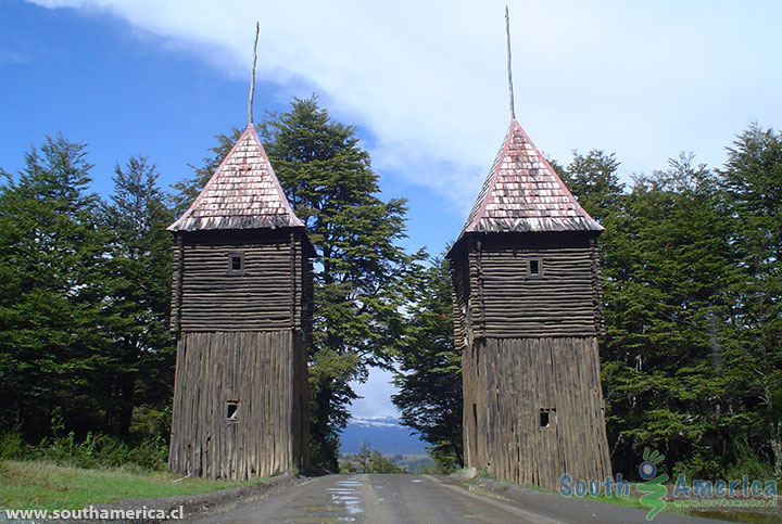 The two towers near Fuerte Bulnes - Punta Arenas, Chile