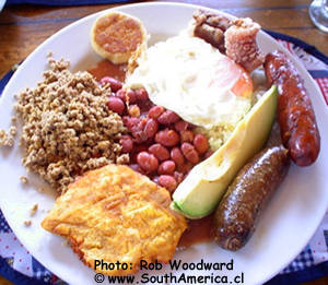 Bandeja Paisa Colombia