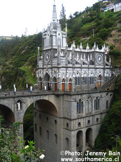 Las Lajas Cathedral in Colombia