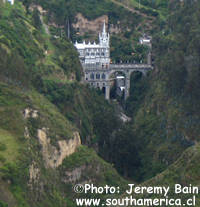 Las Lajas Cathedral in Colombia