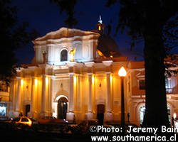 Popayán at night, Colombia