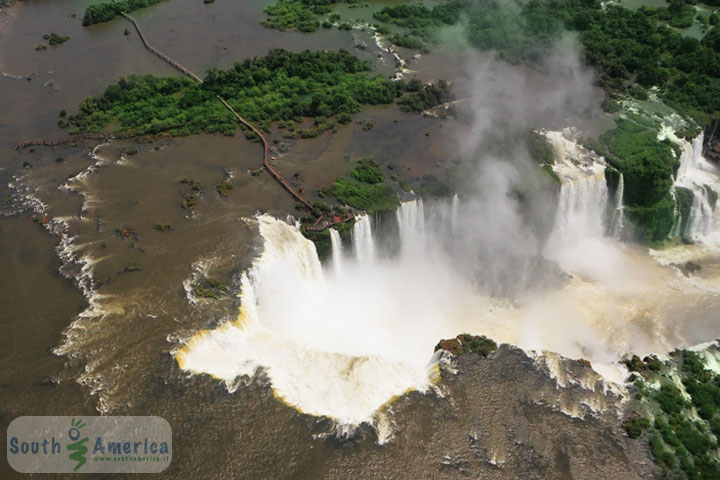 Garganta del Diablo Falls Aerial Photo