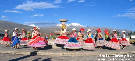 Colca Canyon Dance in the Plaza