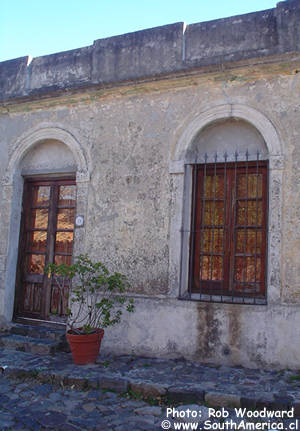 Door and Window, Calle de los Suspiros, Colonia, Uruguay
