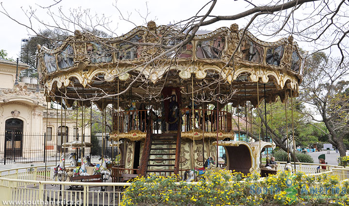 A merry-go-round at the Buenos Aires Zoo
