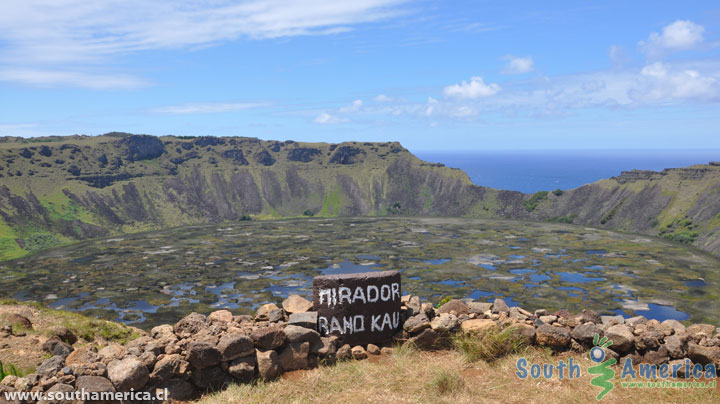 Rano Kau Volcano Crater Easter Island