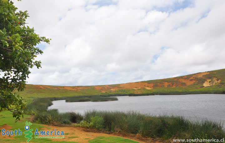 Rano Raraku Volcanic Lake Easter Island