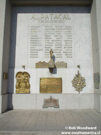 A memorial to the Alpatacal tragedy
