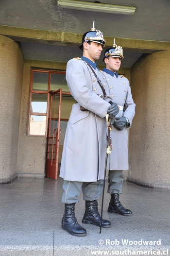Escuela Militar guards in uniform