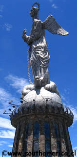 Virgin Statue in Quito