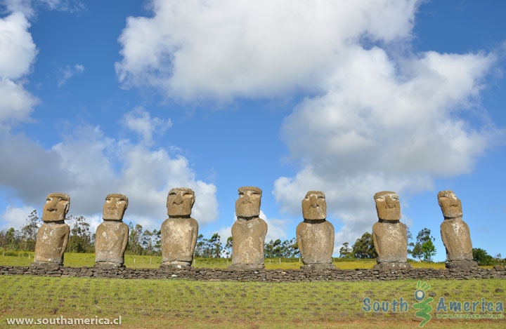 Ahu Akivi Easter Island
