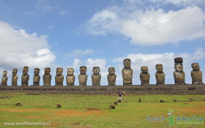 The 15 Moai of Ahu Tongariki Easter Island